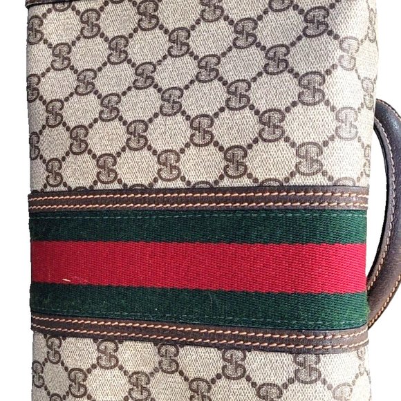 VERY RARE~GUCCI~OPHIDIA~SHERRY LINE~LIMITED EDITION/ TURN/KEY LOCK/TOTE/HANDBAG - Picture 12 of 14